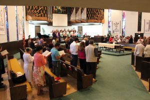 Congregation at the Easter Sunday Choir Presentation March 27, 2016